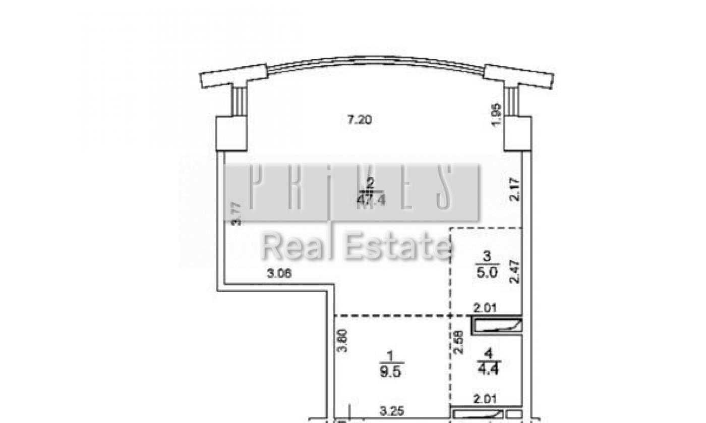 Продаж 2-кімнатної квартири, 66 м², ЖК «Бульвар Фонтанів» 2
