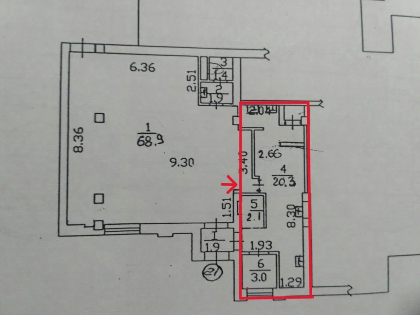 Оренда комерційного приміщення, 30 м², Шевченківський р-н 5