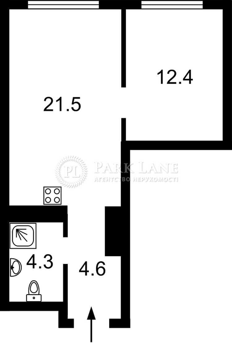 Продаж 1-кімнатної квартири, 43 м², Подільський р-н 2