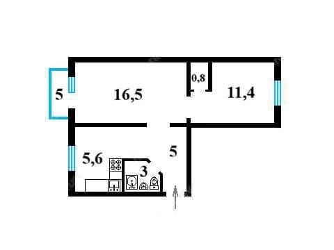 Продаж 2-кімнатної квартири, 47 м², Дарницький р-н 2