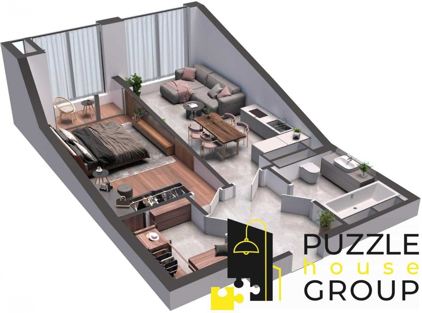 Продаж 1-кімнатної квартири, 54.59 м², Голосіївський р-н 3