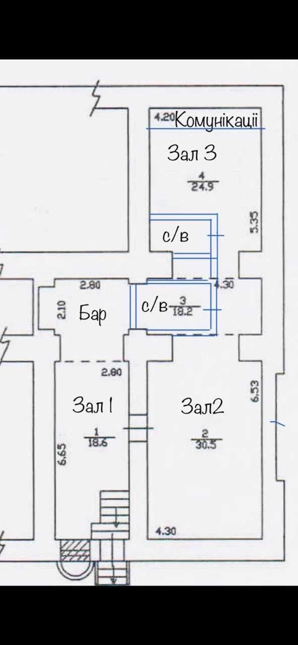 Оренда комерційного приміщення, 95 м², Печерський р-н 2