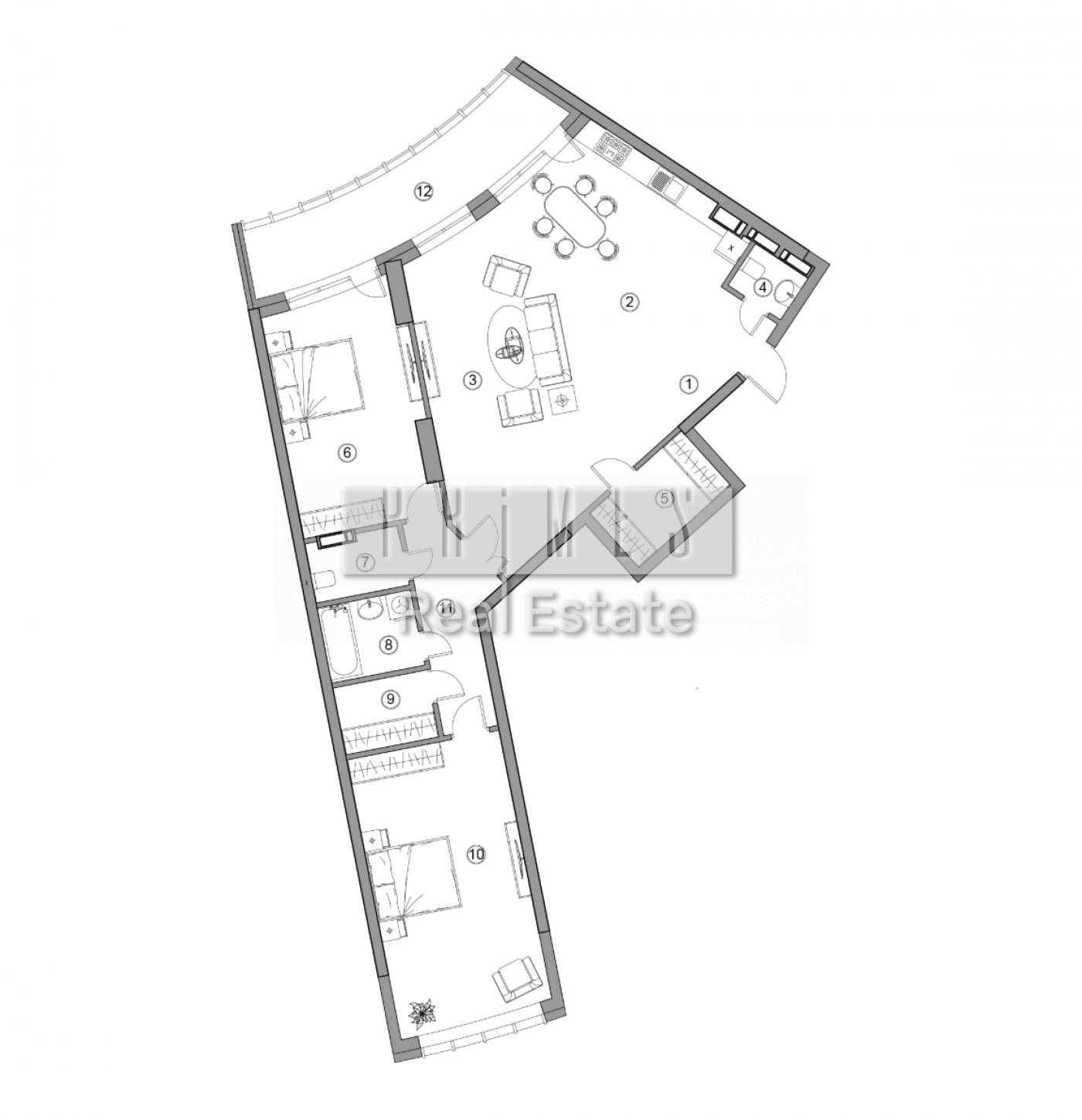 Продаж 3-кімнатної квартири, 135 м², Печерський р-н 2