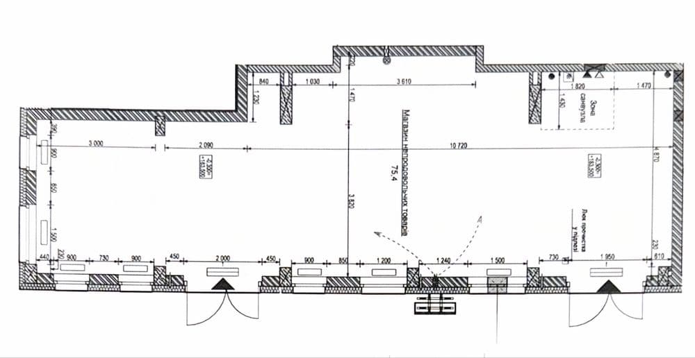 Оренда комерційного приміщення, 75.4 м², ЖК «Respublika» 2