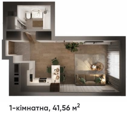 Продаж 1-кімнатної квартири, 41 м², Голосіївський р-н 2