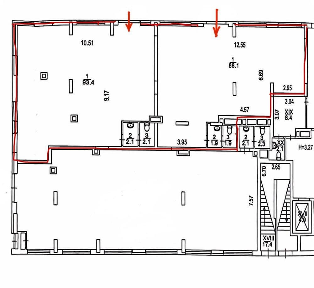 Оренда комерційного приміщення, 190 м², Подільський р-н 4
