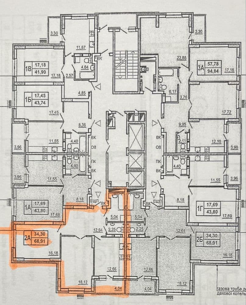 Продаж 2-кімнатної квартири, 69 м², ЖК «Еврика» 2