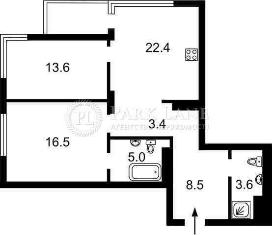Продаж 2-кімнатної квартири, 79 м², Подільський р-н 1