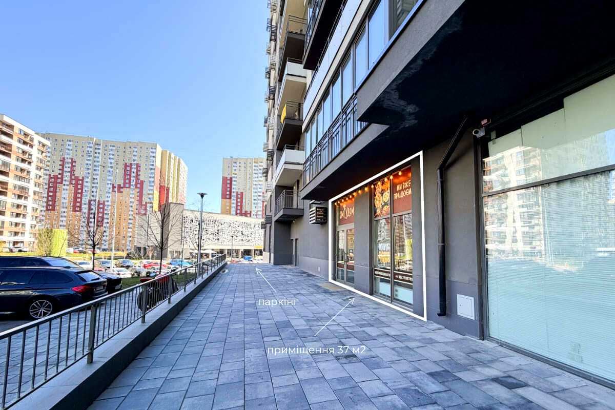 Оренда комерційного приміщення, 37 м², ЖК «Варшавський 2» 3