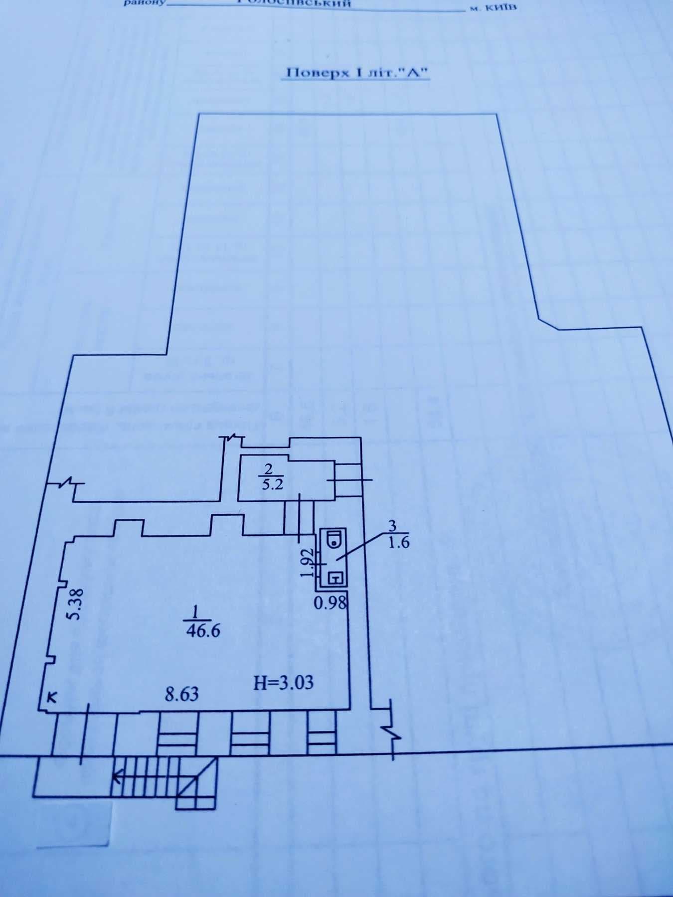 Оренда комерційного приміщення, 54 м², Голосіївський р-н 1