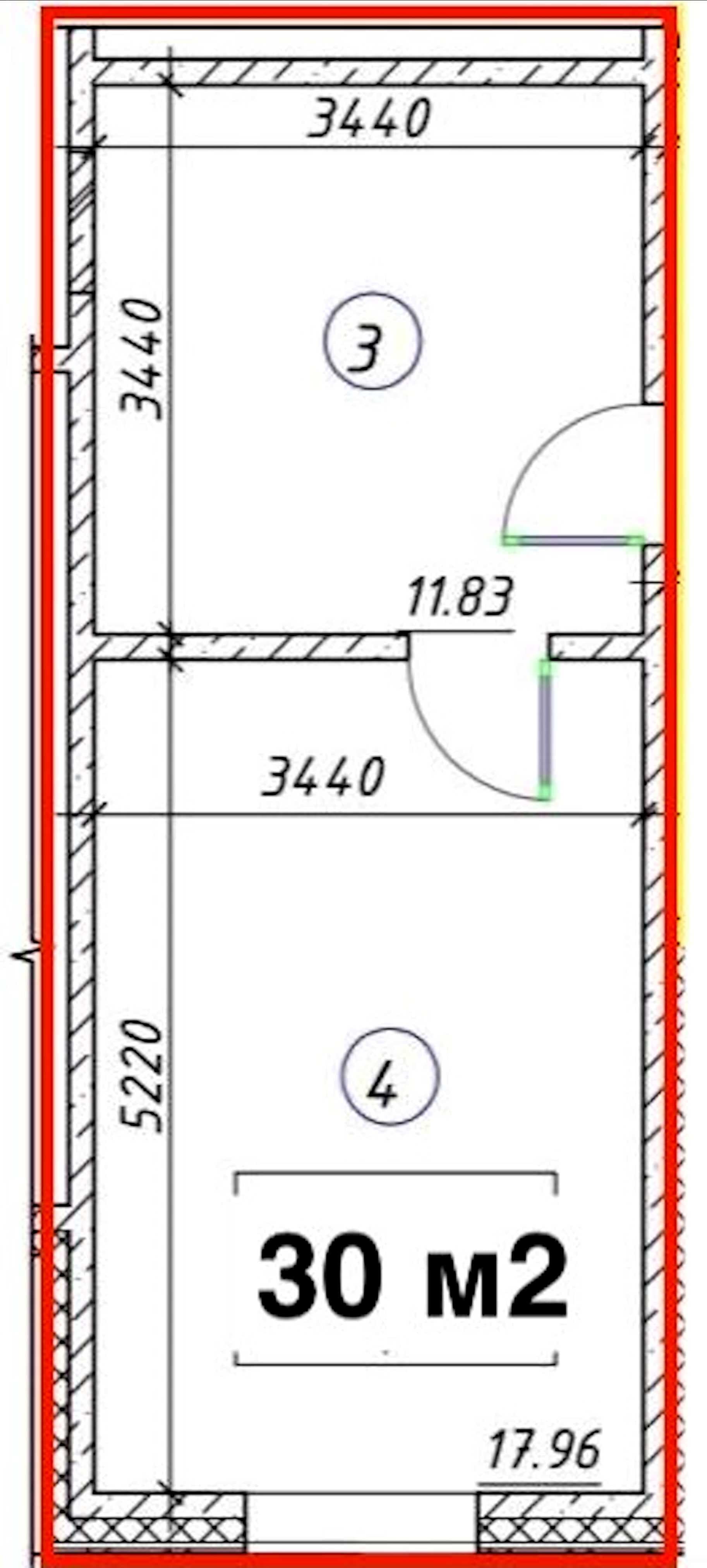 Оренда комерційного приміщення, 30 м², ЖК «РЕВУЦЬКИЙ» 2