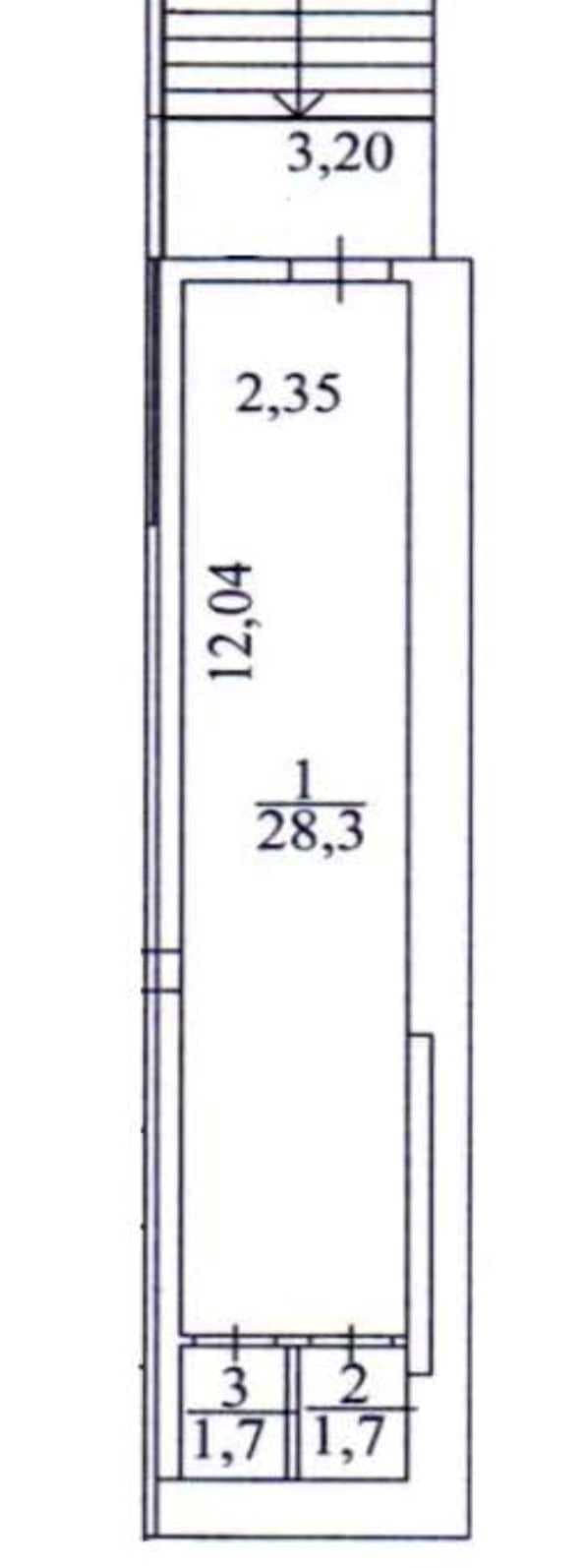 Оренда комерційного приміщення, 31.7 м², ЖК «044» 2