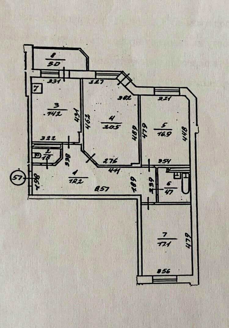 Оренда 3-кімнатної квартири, 97 м², Голосіївський р-н 3